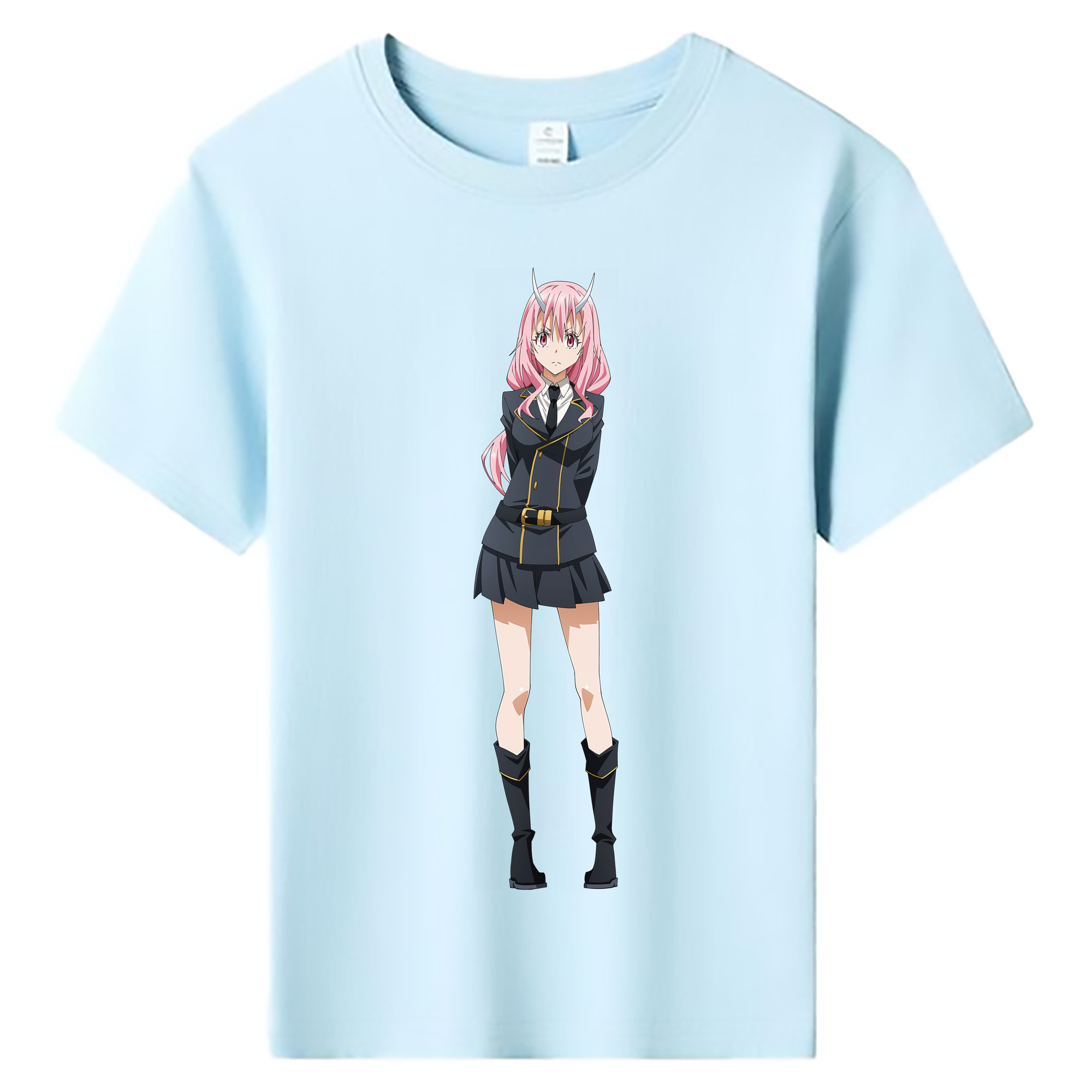 （画像用） 転スラ Regarding Reincarnated to Slime 綿100％キッズTシャツ（フロントプリント）